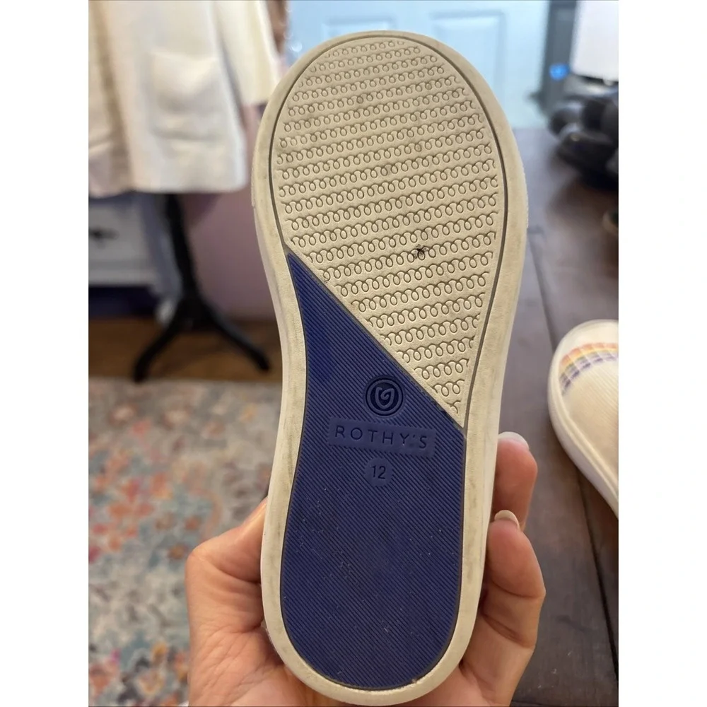 Rothy's Toddler Boy/girl‎ Slip On Shoes Sz 12. Rainbow.